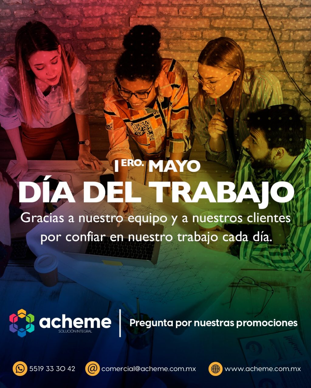Instagram post from acheme.solucionintegral. This post is in position 3.