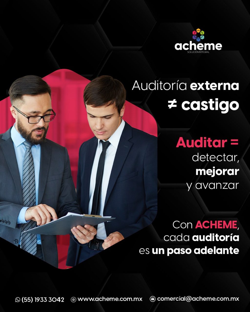 Instagram post from acheme.solucionintegral. This post is in position 3.