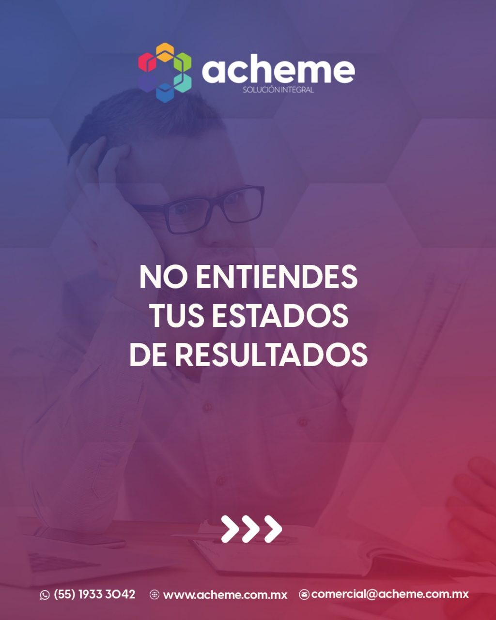 Instagram post from acheme.solucionintegral. This post is in position 1.