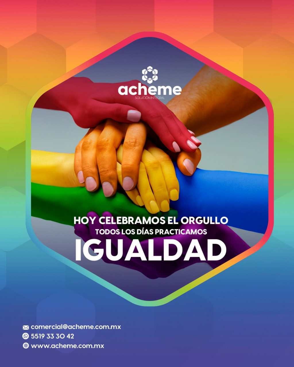 Instagram post from acheme.solucionintegral. This post is in position 2.